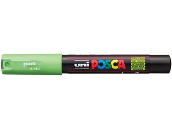 Een Uni POSCA paintmarker PC-1MC, 0,7 mm, appelgroen koop je bij Muys Kantoor & Kado