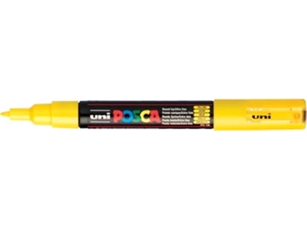 Een Uni POSCA paintmarker PC-1MC, 0,7 mm, geel koop je bij Muys Kantoor & Kado