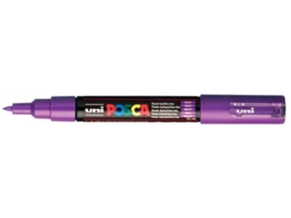 Een Uni POSCA paintmarker PC-1MC, 0,7 mm, paars koop je bij Muys Kantoor & Kado