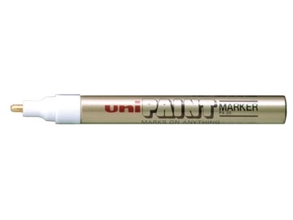 Een Uni Paint Marker PX-20 goud koop je bij Muys Kantoor & Kado