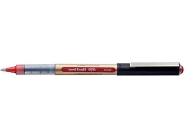 Een Uni-ball Eye Broad roller, schrijfbreedte 0,85 mm, rood koop je bij Muys Kantoor & Kado