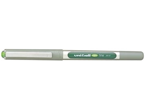 Een Uni-ball Eye Fine roller, schrijfbreedte 0,5 mm, lichtgroen koop je bij Muys Kantoor & Kado