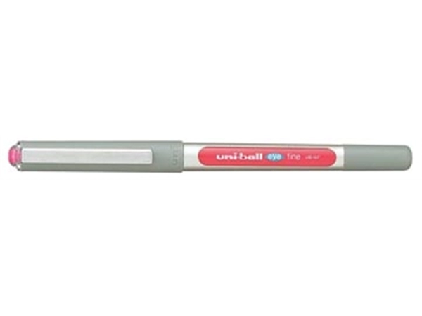 Een Uni-ball Eye Fine roller, schrijfbreedte 0,5 mm, roze koop je bij Muys Kantoor & Kado