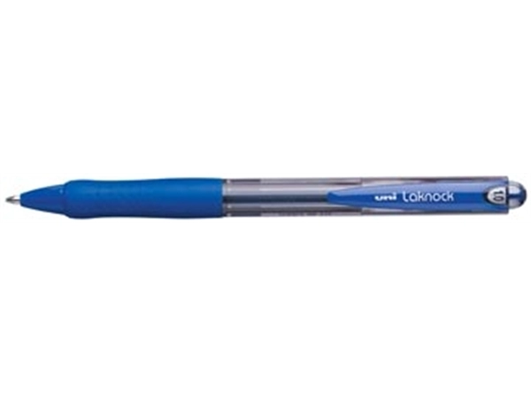 Een Uni-ball balpennen Laknock schrijfbreedte 0,4 mm, schrijfpunt: 1 mm, medium punt, blauw koop je bij Muys Kantoor & Kado