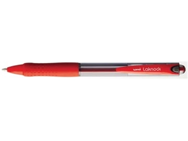 Een Uni-ball balpennen Laknock schrijfbreedte 0,4 mm, schrijfpunt: 1 mm, medium punt, rood koop je bij Muys Kantoor & Kado