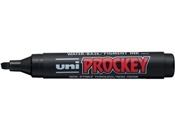 Een Uni-ball permanent marker Prockey PM-126 zwart koop je bij Muys Kantoor & Kado