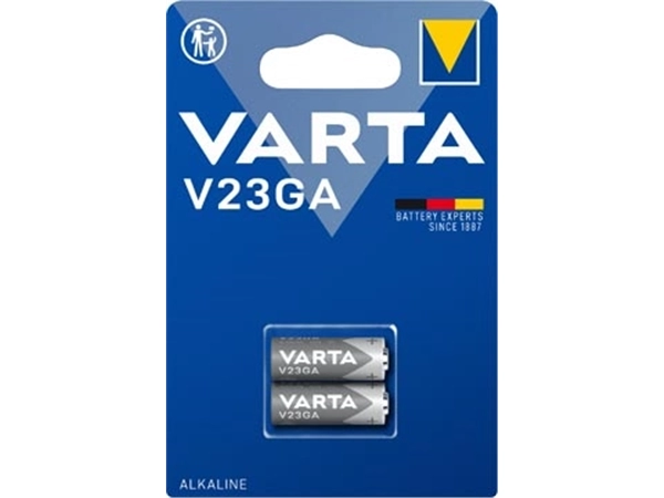 Een Varta batterij Alkaline Special V23GA, blister van 2 stuks koop je bij Muys Kantoor & Kado