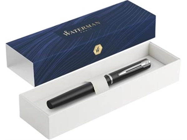 Een Waterman vulpen Allure, fijne punt, giftbox, zwart koop je bij Muys Kantoor & Kado