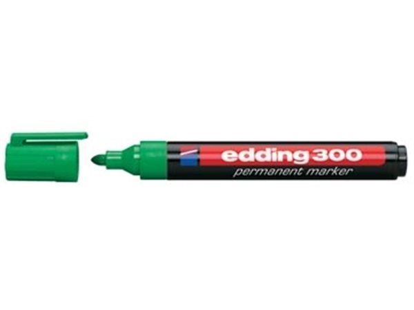 Een edding permanent marker 300 groen koop je bij Muys Kantoor & Kado