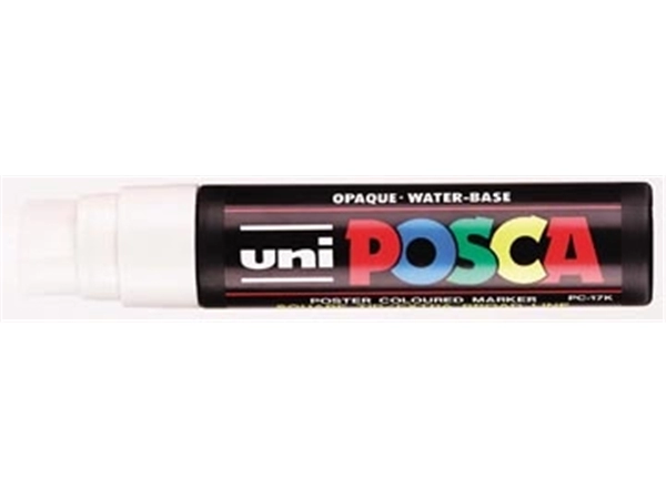 Een uni-ball Paint Marker op waterbasis Posca PC-17K wit koop je bij Muys Kantoor & Kado