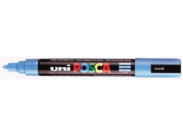 Een uni-ball Paint Marker op waterbasis Posca PC-5M lichtblauw koop je bij Muys Kantoor & Kado