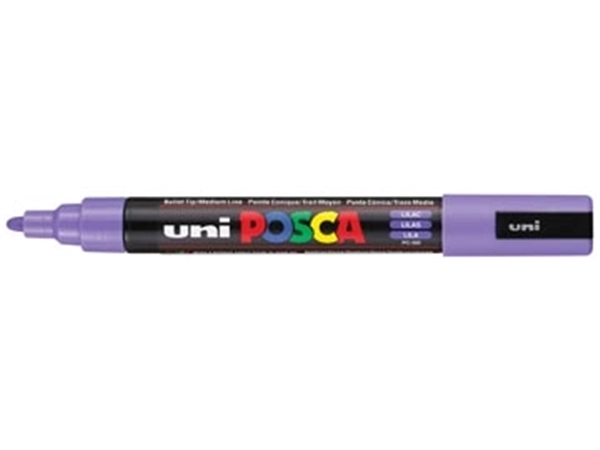 Een uni-ball Paint Marker op waterbasis Posca PC-5M lila koop je bij Muys Kantoor & Kado