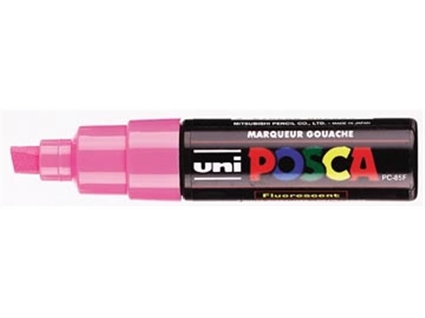 Een uni-ball Paint Marker op waterbasis Posca PC-8K fluo roze koop je bij Muys Kantoor & Kado