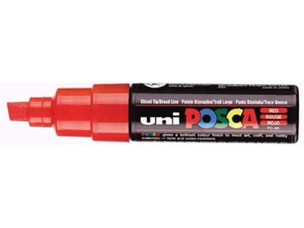 Een uni-ball Paint Marker op waterbasis Posca PC-8K rood koop je bij Muys Kantoor & Kado