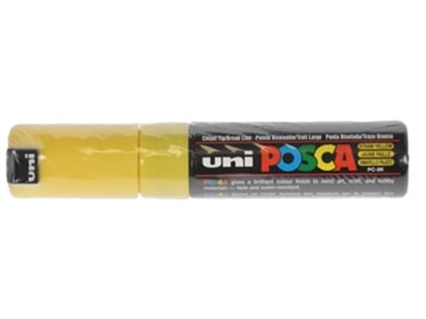 Een uni-ball Paint Marker op waterbasis Posca PC-8K strogeel koop je bij Muys Kantoor & Kado