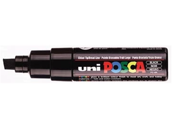 Een uni-ball Paint Marker op waterbasis Posca PC-8K zwart koop je bij Muys Kantoor & Kado