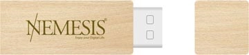 Een Nemesis USB-stick, bamboe, 32 GB koop je bij Muys Kantoor & Kado