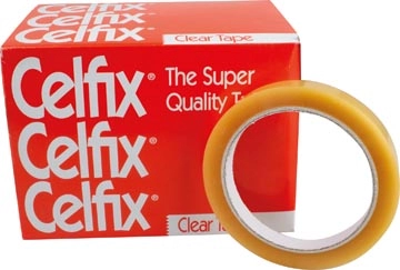 Een Celfix plakband cellulose ft 12 mm x 66 m koop je bij Muys Kantoor & Kado