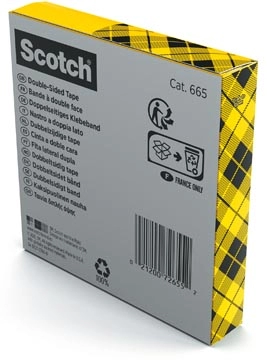 Een Scotch dubbelzijdige plakband ft 19 mm x 33 m koop je bij Muys Kantoor & Kado