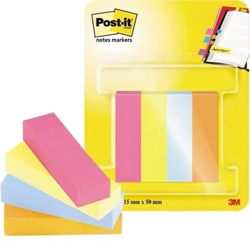 Een Post-it notes markers Poptimistic, ft 15 x 50 mm, blister met 4 blokjes van 50 tabs koop je bij Muys Kantoor & Kado