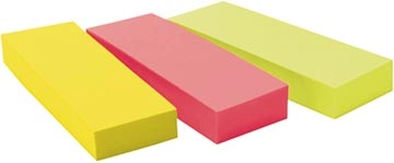 Een Post-it notes markers, ft 25 x 76 mm, blister met 3 x 100 vel, geassorteerde kleuren koop je bij Muys Kantoor & Kado