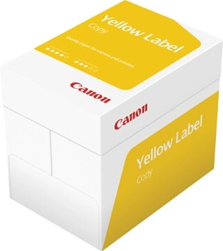 Een Canon Yellow Label Copy kopieerpapier ft A4, 80 g, pak van 500 vel koop je bij Muys Kantoor & Kado