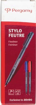 Een Pergamy MT fineliner, blauw koop je bij Muys Kantoor & Kado