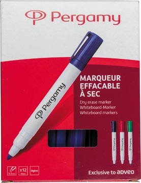 Een Pergamy whiteboardmarker, blauw koop je bij Muys Kantoor & Kado