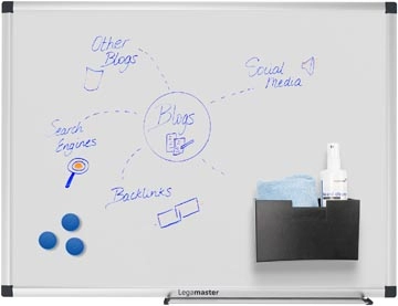 Een Legamaster magnetisch whiteboard Unite Plus, ft 45 x 60 cm koop je bij Muys Kantoor & Kado