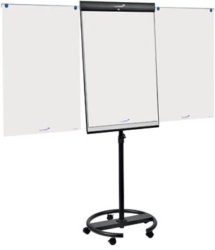 Een Legamaster magnetische flipchart Universal met ronde voet, ft 105 x 68 cm, gelakt staal koop je bij Muys Kantoor & Kado