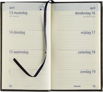 Een Brepols agenda Optivision Pocket Nederlandstalig, Classica, assorti, 2025 koop je bij Muys Kantoor & Kado