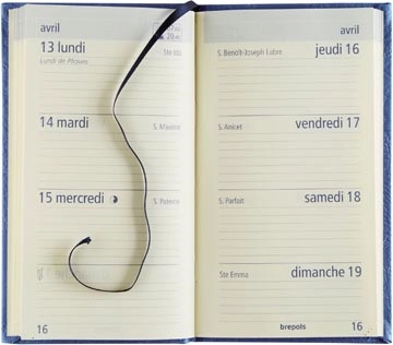 Een Brepols agenda Optivision Pocket Franstalig, Classica, assorti, 2025 koop je bij Muys Kantoor & Kado