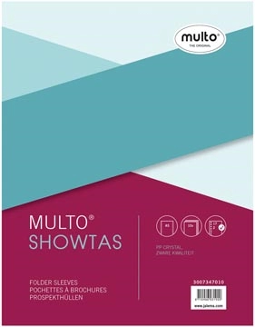 Een Multo geperforeerde showtas ft A5, 17-gaatsperforatie, glashelder koop je bij Muys Kantoor & Kado