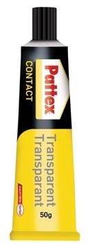 Een Pattex contactlijm Transparant, tube van 50 g, op blister koop je bij Muys Kantoor & Kado