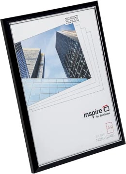 Een Inspire for Business fotokader Easyloader, zwart, ft A4 koop je bij Muys Kantoor & Kado