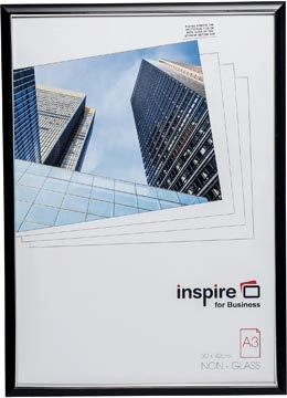 Een Inspire for Business fotokader Easyloader, zwart, ft A3 koop je bij Muys Kantoor & Kado