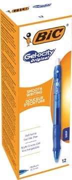 Een Bic gelroller Gel-ocity, blauw koop je bij Muys Kantoor & Kado