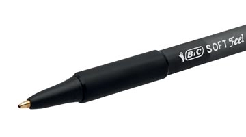 Een Bic balpen Soft Feel Clic Grip zwart koop je bij Muys Kantoor & Kado