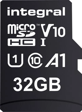 Een Integral microSDHC geheugenkaart, 32 GB koop je bij Muys Kantoor & Kado