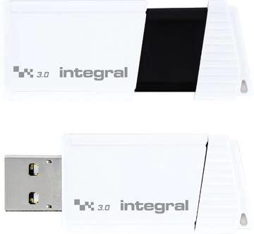 Een Integral Turbo USB 3.0 stick, 128 GB koop je bij Muys Kantoor & Kado