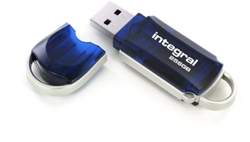 Een Integral Courier USB 2.0 stick, 256 GB koop je bij Muys Kantoor & Kado