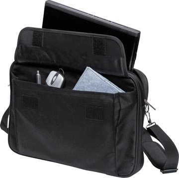 Een Dicota laptoptas Value Toploading Kit, voor laptops tot 15,6 inch, inclusief muis, zwart koop je bij Muys Kantoor & Kado