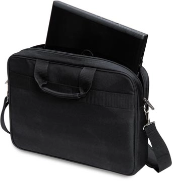 Een Dicota laptoptas Value Toploading Kit, voor laptops tot 15,6 inch, inclusief muis, zwart koop je bij Muys Kantoor & Kado