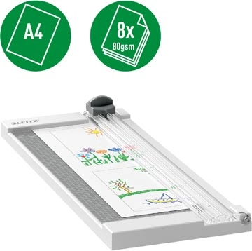 Een Leitz Precision rolsnijmachine Home, ft A4 koop je bij Muys Kantoor & Kado