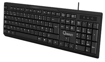 Een Qware toetsenbord Liverpool, qwerty koop je bij Muys Kantoor & Kado