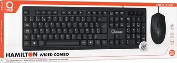 Een Qware toetsenbord Hamilton, azerty koop je bij Muys Kantoor & Kado