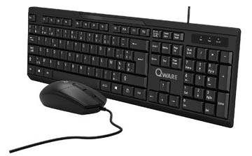 Een Qware toetsenbord Hamilton, azerty koop je bij Muys Kantoor & Kado