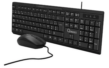 Een Qware toetsenbord Hamilton, qwerty koop je bij Muys Kantoor & Kado