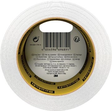 Een Scotch ducttape Universal, ft 48 mm x 25 m, wit koop je bij Muys Kantoor & Kado