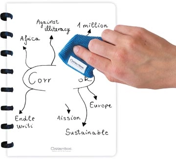 Een Correctbook A5 Original: uitwisbaar / herbruikbaar notitieboek, blanco, Ink Black (zwart) koop je bij Muys Kantoor & Kado